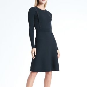 Navy Blue Sweater Dress